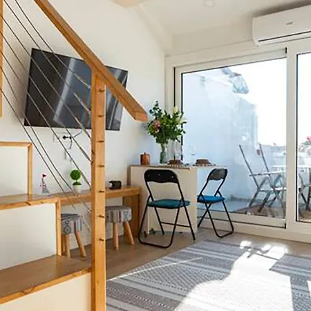 Loft Con Amplia Terraza En El Centro De Апартаменты *
